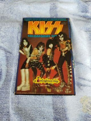 Vintage 1979 Kiss Colorforms Set,  Aucoin,  Complete With Booklet,  Gene Simmons