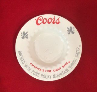 Vintage Coors Ceramic Ashtray " America 