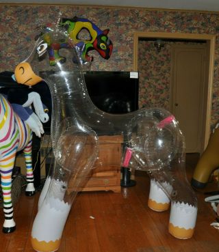 Transparent Lifesize 3 - Sph Inflatable Horse.  Perfect For Riding And Stimulation