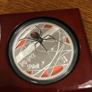 2006 Deadly And Dangerous - Redback Spider 1oz Silver Proof Coin By Perth