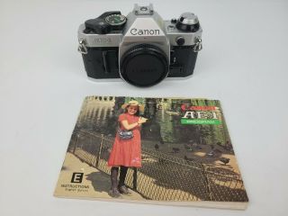 Vintage Canon Ae - 1 Program Slr Film Camera Body Only
