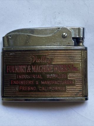 Vintage Ideal Adliter Cigarette Lighter with Valley Foundry & Machine Ad 3