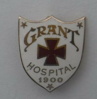 Grant Hospital School Of Nursing,  Columbus,  Ohio Graduation Pin 1935