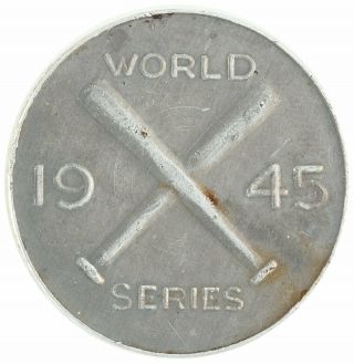 1945 Baseball World Series Detroit Tigers Vs Chicago Cubs Token Button Coin Pin