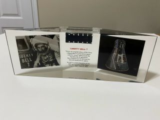 Gus Grissom Liberty Bell 7 Flown Filmstrip Lucite In With