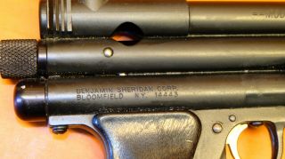 Vintage Benjamin Sheridan PGP Pump Action Paintball Pistol Marker.  68 Cal 2