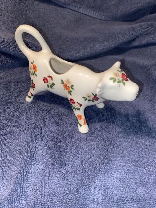 Pioneer Woman Posey Floral Cow Creamer,  Rare