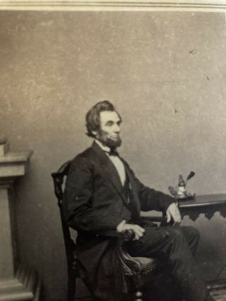 Cdv President Lincoln 1863