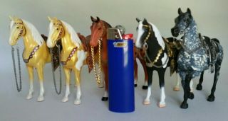 5 Fun Breyer Stablemate Size Western Horse Prancer Knock Offs Cm Custom Painted