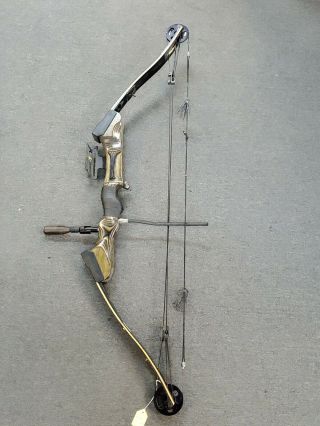 Old Vintage Wood Browning Compund Bow Xcellerator Plus Ap9c 29 - 32 "