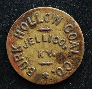 Kappys G2352 Good For 5 Cents Company Store Script Token Burk Hollow Coal Co Ky