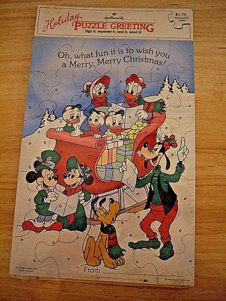 Hallmark Disney Vintage Christmas 1970 