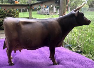 Breyer Brown Swiss Cow 345 Made Only 1972 - 1973