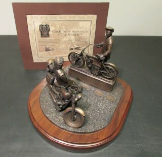 Harley 90th Anniversary Bronze Sculpture 7 Of Only 90 Made 99216 - 93zb