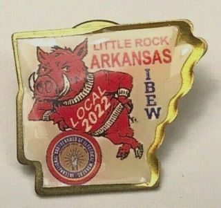 Ibew Lapel Pin Local 2022 Little Rock Arkansas