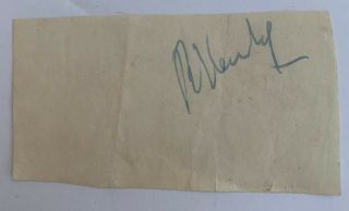 Robert " Bobby " Kennedy Autograph Feb 13,  1968