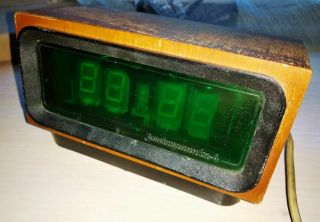 Vintage Nixie Tube Clock Elektronika 4 G9 02 Vfd Ussr In - 12