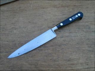 Very Fine Vintage Sabatier France Carbon Steel Smaller Chef Knife