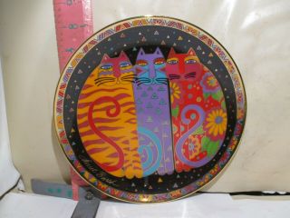 Franklin Laurel Burch,  Fanciful Felines Plate From 1995 - No Damage