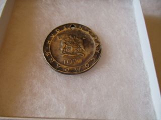 1670 Hudson Bay Company Sterling Silver Fur Trade Medallion