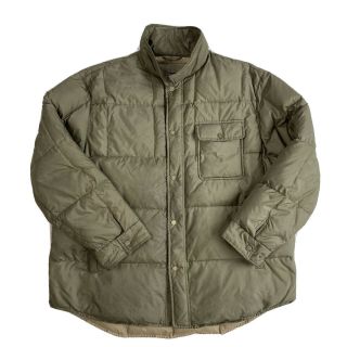 Ralph Lauren Polo Puffer Down Jacket Vintage Olive Green Mens Size Xl