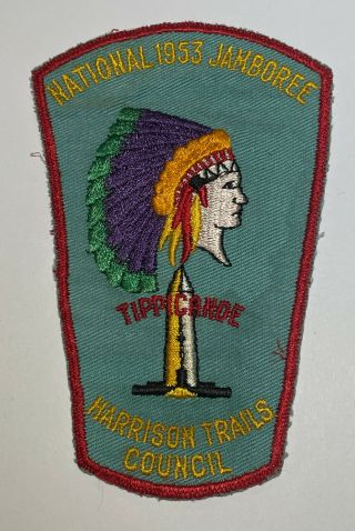 1953 National Jamboree Jsp Jcp Harrison Trails Council Boy Scout Tb1