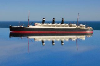 Red Star Line Ss Belgenland Bassett Lowke Style Quality Waterline Model Ship
