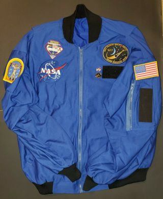 Sts - 127 Nasa Flight Jacket & Crew Shirt (xl - Never Worn),  And Coin