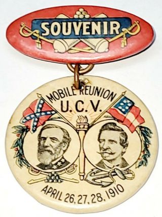 1910 Ucv Mobile Reunion Souvenier Pin