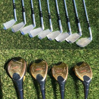 Vtg Wilson 1200 Rh Golf Set (2,  3,  4,  5,  6,  7,  8,  9,  Pw Irons,  1,  3,  4,  5 Woods)