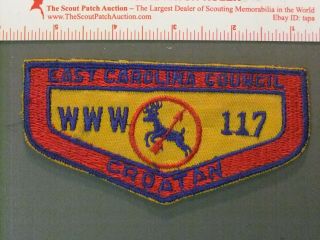 Boy Scout Oa 117 Croatan First Flap 4511jj