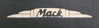 Mack Emblem For The Radiator Shell Of A Mack B Model Commercial Or Fire