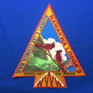 Boy Scout Oa Nawakwa Lodge 3 J1 Order Of The Arrow Jacket Patch Va