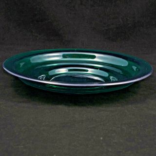Chinese emerald green Peking glass shallow bowl circa 1900 2