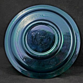 Chinese emerald green Peking glass shallow bowl circa 1900 3