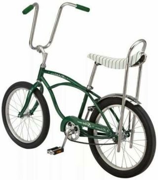 Schwinn Stingray Vintage Classic Retro Green Metal Flake Banana Seat Bicycle