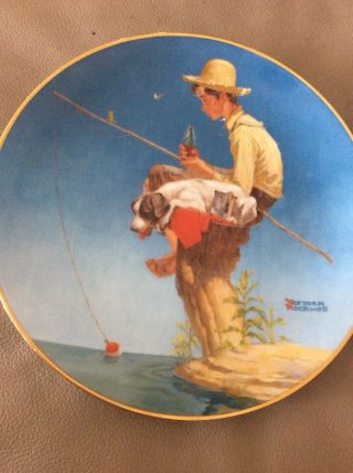 Norman Rockwell Out Fishin 