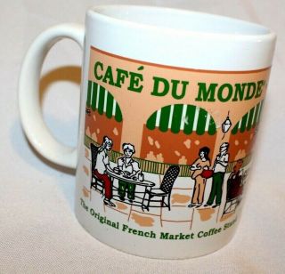 Cafe Du Monde 10oz.  Coffee Mug Tea Cup French Market Orleans Louisiana