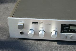 Vintage Sansui C - 77 Stereo Preamplifier or Repairs 2