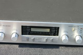 Vintage Sansui C - 77 Stereo Preamplifier or Repairs 3