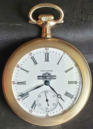 Waltham Mans Harley Davidson 1915 Pocket Watch