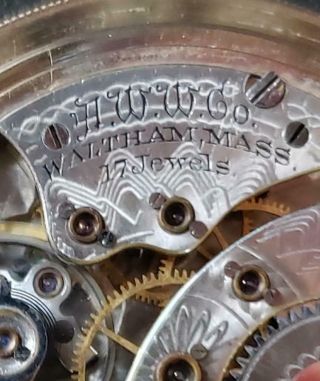 Waltham Mans Harley Davidson 1915 Pocket Watch 4