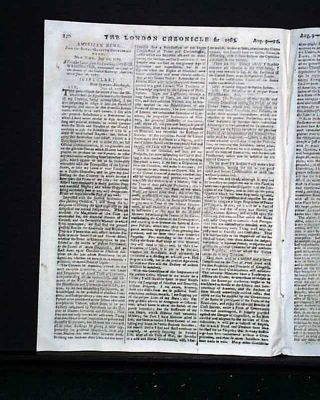 GENERAL GEORGE WASHINGTON ' S Farewell Circular Letter to the Army 1783 Newspaper 4