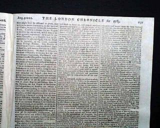 GENERAL GEORGE WASHINGTON ' S Farewell Circular Letter to the Army 1783 Newspaper 5