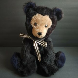Vintage Dakin Pillow Pets Black Bear Plush Stuffed Bearfoot Animal Toy 1976 15 "