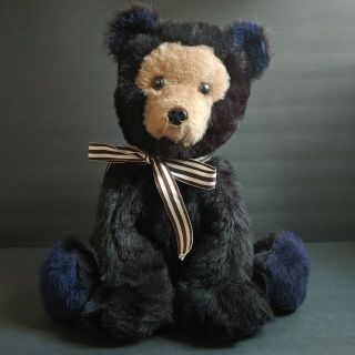 Vintage Dakin Pillow Pets Black Bear Plush Stuffed Bearfoot Animal Toy 1976 15 