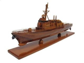 Uss John Paul Jones Ddg - 53 Arleigh Burke Class Destroyer Ship Wood Wooden Model