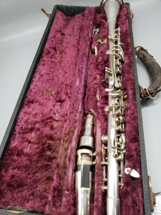 H.  N.  White American Standard Metal Bb Clarinet With Case Ww235 Vintage 1919 - 1930