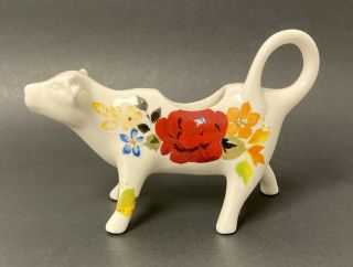 Pioneer Woman Timeless Floral Cow Creamer Fall Flowers