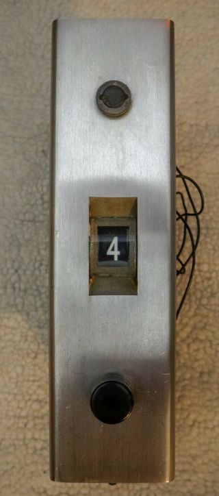 Vintage Otis Elevator Company Call Button Control Panel